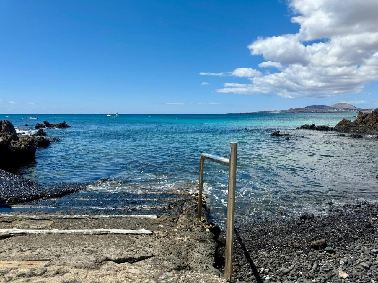 Gran Terraza 1 Minuto De Las Piscinas Naturales Punta Mujeres Eksteriør bilde