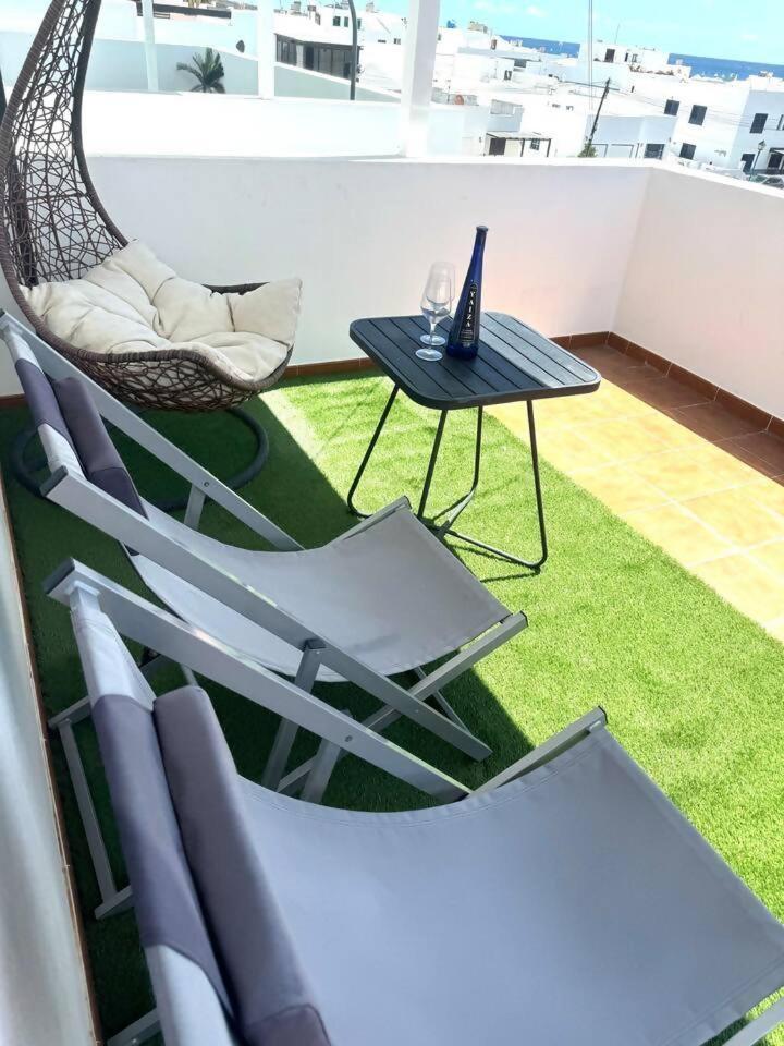 Gran Terraza 1 Minuto De Las Piscinas Naturales Punta Mujeres Eksteriør bilde