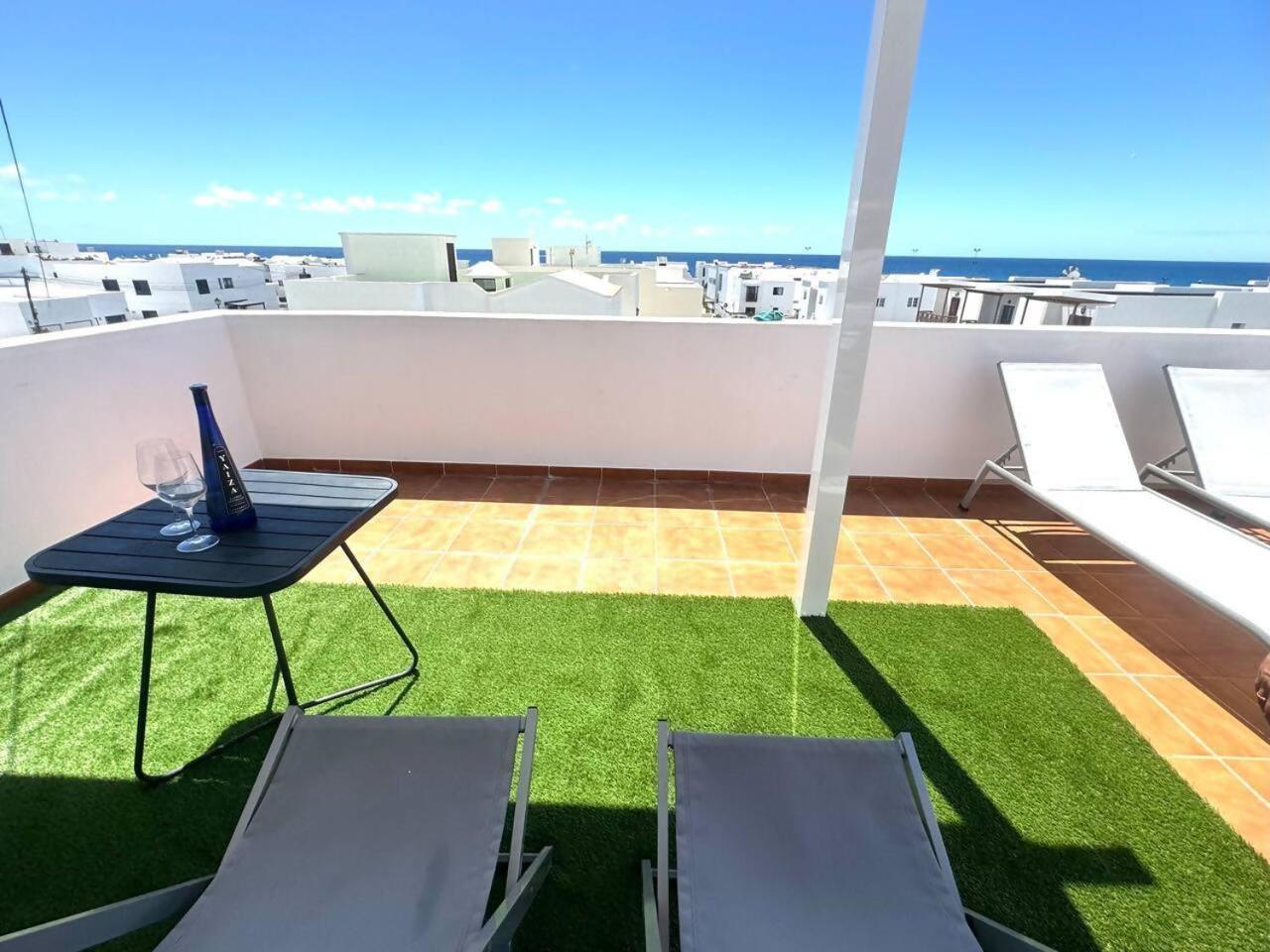 Gran Terraza 1 Minuto De Las Piscinas Naturales Punta Mujeres Eksteriør bilde