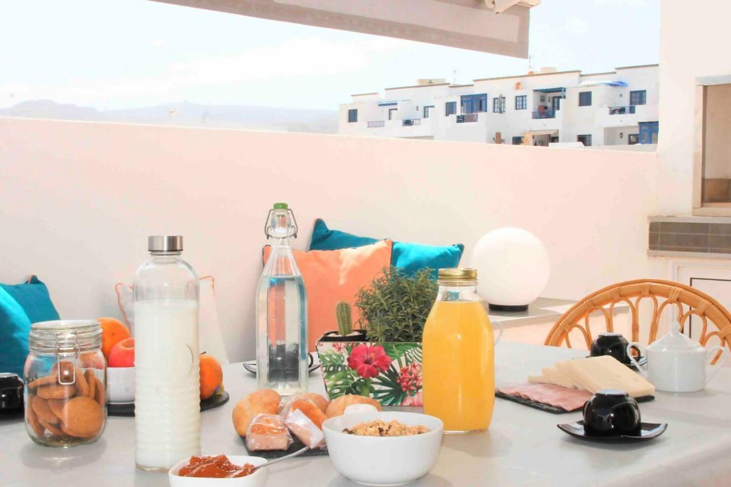 Gran Terraza 1 Minuto De Las Piscinas Naturales Punta Mujeres Eksteriør bilde